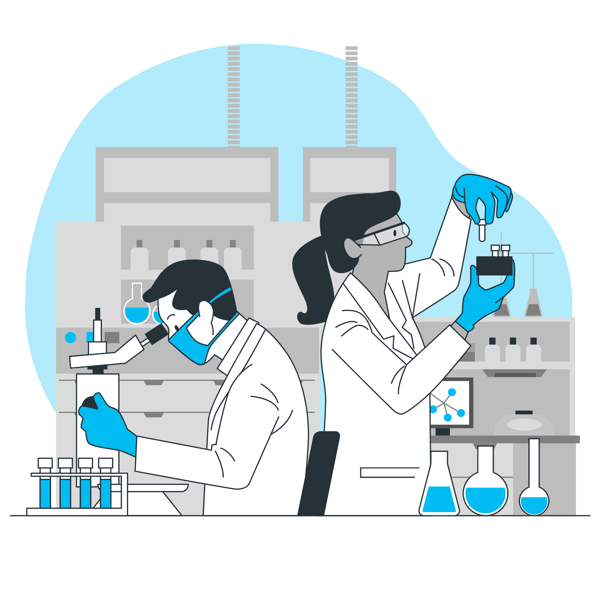 Lab Test Illustration